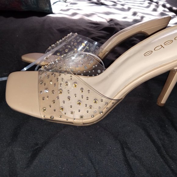 Brand New Never Worn Women 👠 Heels In Size 7.5 Made By Bebe For $75 - Picture 3 of 4